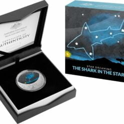 2021 $1 Star Dreaming - Beizam - The Shark in the Stars 1/2oz .999 Coloured Silver Coin 8