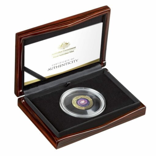 2021 $100 The Earth & Beyond - The Milky Way 1oz .9999 Gold Proof Colour Domed Coin 4