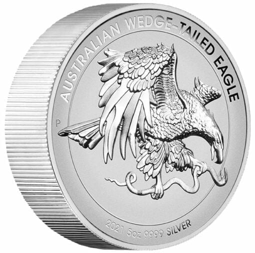 2021 Australian Wedge-Tailed Eagle 5oz .9999 Silver Enhanced Reverse Proof High Relief Coin 2