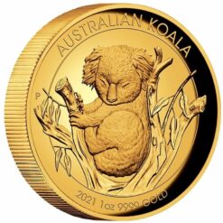 2021 Australian Koala 1oz .9999 Gold Proof High Relief Coin 6