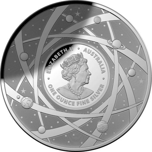 2021 $5 The Earth & Beyond - The Milky Way 1oz .999 Silver Proof Colour Domed Coin 2