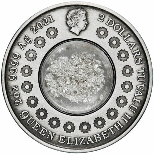 2021 Tears of the Moon 2oz .9999 Silver Antiqued Coin 3