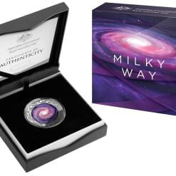 2021 $5 The Earth & Beyond - The Milky Way 1oz .999 Silver Proof Colour Domed Coin 10