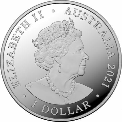 2021 $1 Kangaroo Series - Outback Majesty 1oz .999 Silver Proof Coin 2