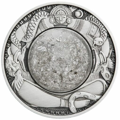 2021 Tears of the Moon 2oz .9999 Silver Antiqued Coin 1