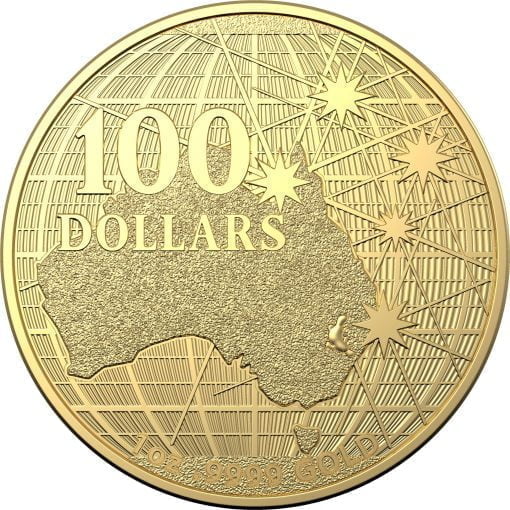 2021 $100 Beneath the Southern Skies 1oz .9999 Gold Bullion Coin - Platypus 1
