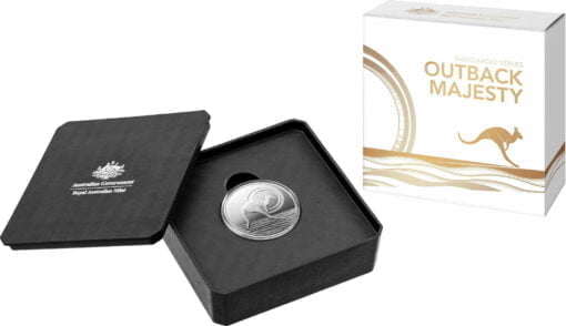 2021 $1 Kangaroo Series - Outback Majesty 1oz .999 Silver Proof Coin 4