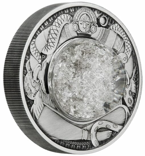 2021 Tears of the Moon 2oz .9999 Silver Antiqued Coin 2