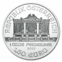 2021 Austrian Philharmonic 1oz .999 Silver Bullion Coin 5