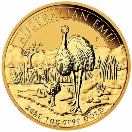 2021 Australian Emu 1oz .9999 Gold Bullion Coin 1