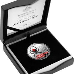 2021 Australia's Most Dangerous - Redback Spider 1oz .999 Silver Coloured Proof Coin 9