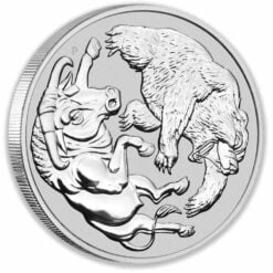 2020 Australia Bull and Bear 1oz .9999 Silver Bullion Coin 4