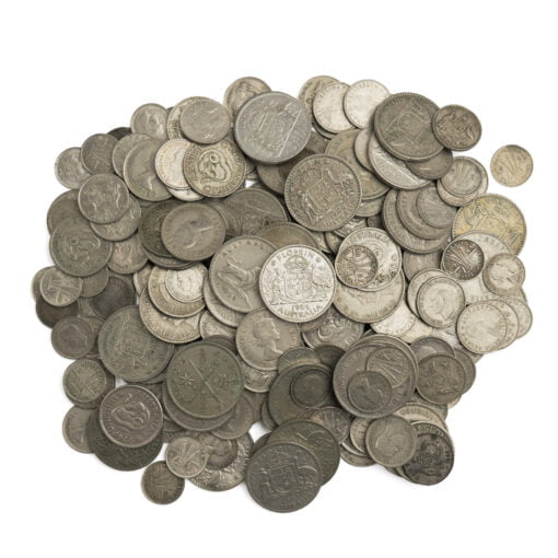 1kg post 1946 silver coins - 50% silver
