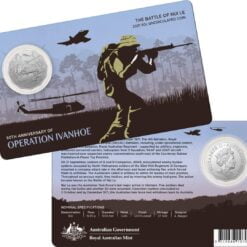 2021 50th anniversary of the battle of nui le 50c uncirculated coin - cuni