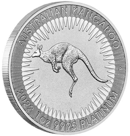 2022 Australian Kangaroo 1oz .9995 Platinum Bullion Coin