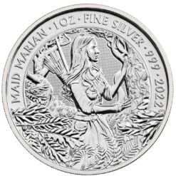 2022 Maid Marian 1oz .999 Silver Bullion Coin - Myths and Legends
