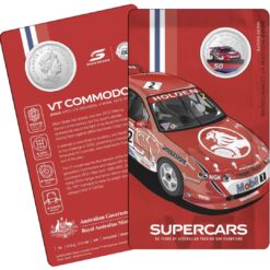 2020 50c 2000 Holden VT Commodore - 60 Years of Supercars Coloured Coin in Card 2