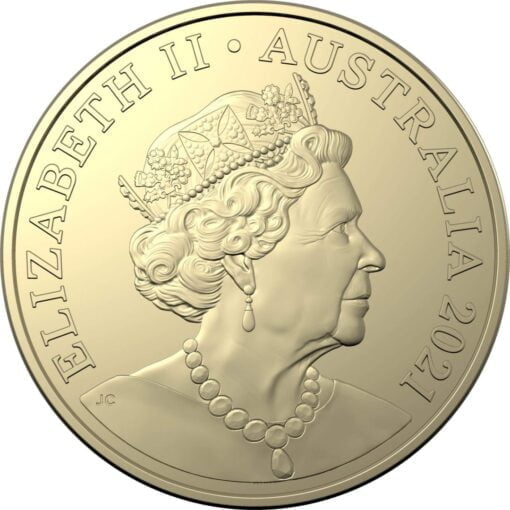 2021 $1 Centenary of Rotary in Australia Coloured Coin - AlBr