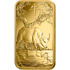2021 Year of the Ox 1oz .9999 Gold Minted Bullion Bar - PAMP