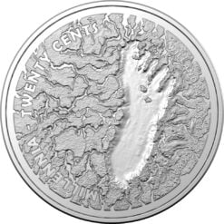 2021 20c Mungo Footprint Uncirculated Coin in Card - CuNi
