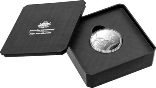 2022 $1 Kangaroo Bounding Silver 1/2oz .999 Silver Proof Coin