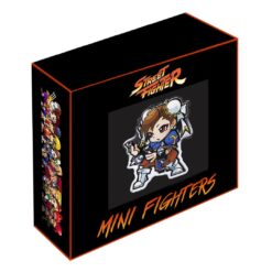 2021 Mini Fighters Chun Li 1oz .999 Silver Proof Coloured Coin – Street Fighter