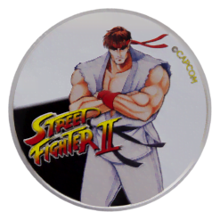 2021 Street Fighter II 30th Anniversary - Ryu 1oz .999 Silver Coloured Bullion Coin