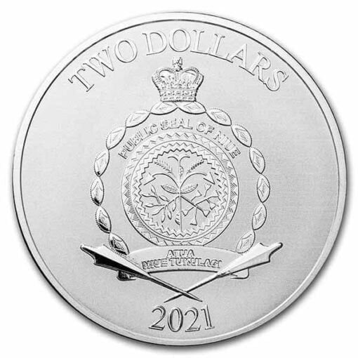 2021 Shrek 20th Anniversary 1oz .999 Silver Colourised Coin