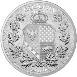 2021 The Allegories – Austria & Germania 1oz .9999 Silver Bullion Coin