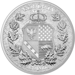 2021 the allegories – austria & germania 5oz. 9999 silver coin