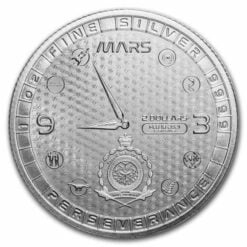 2021 perseverance mars rover 1oz. 999 silver bullion coin