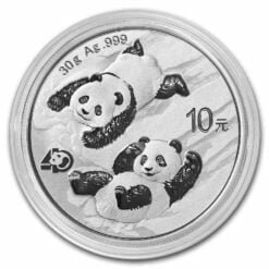 2022 chinese silver panda 30g. 999 silver bullion coin
