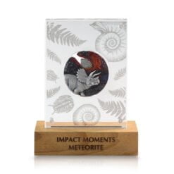 2021 impact moments - meteorite 2oz. 9999 silver high relief coin