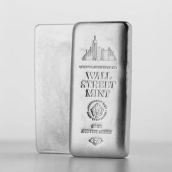 Wall street mint 10oz. 999 silver cast bullion bar