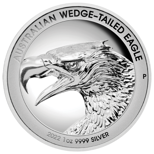 2022 australian wedge-tailed eagle 1oz. 9999 silver proof ultra high relief coin