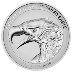 2022 Australian Wedge-Tailed Eagle 2oz .9999 Silver Enhanced Reverse Proof High Relief Piedfort Coin