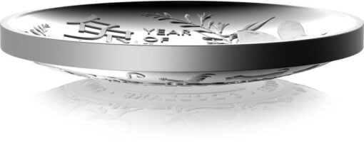 2023 $5 lunar year of the rabbit 1oz. 999 domed silver proof coin