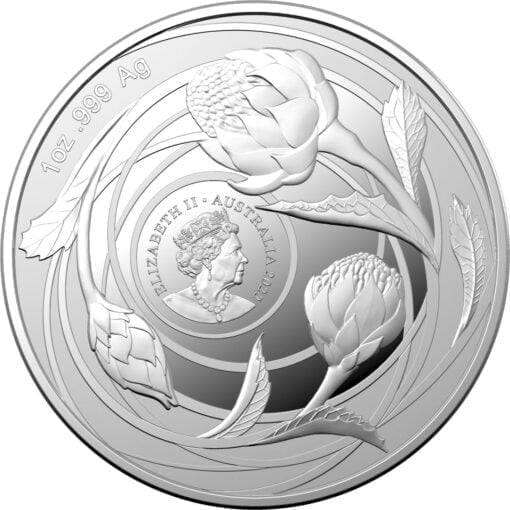 2022 Wildflowers of Australia - Waratah 1oz .999 Silver Bullion Coin