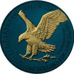 2022 space metals iii - american silver eagle 1oz. 9999 coloured silver coin