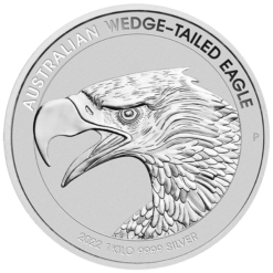 2022 Australian Wedge-Tailed Eagle 1kg .9999 Silver Enhanced Reverse Proof Coin - 1 Kilo