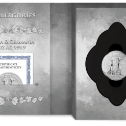 2022 the allegories – polonia & germania 10oz. 9999 silver coin
