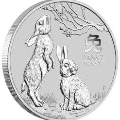 2023 Year of the Rabbit 2oz .9999 Silver Bullion Coin – Lunar Series III