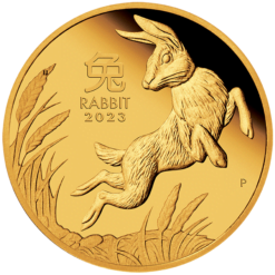 2023 Year of the Rabbit 1oz .9999 Gold Proof Coin – Lunar Series III