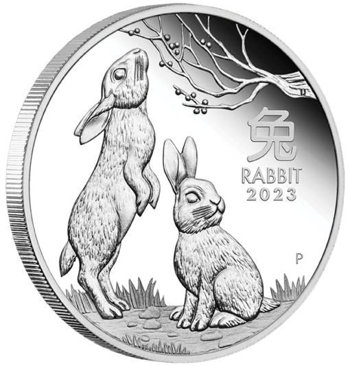 2023 Year of the Rabbit 1/2oz .9999 Silver Proof Coin – Lunar Series III