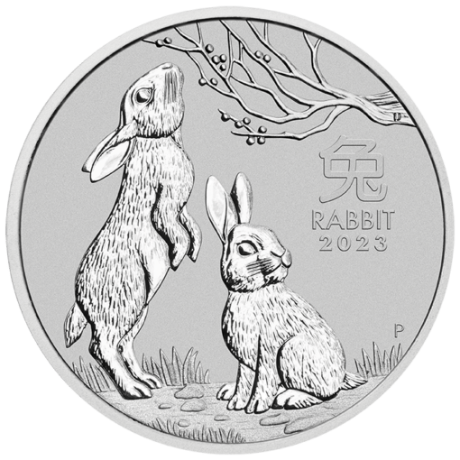 2023 year of the rabbit 10kg. 9999 silver bullion coin – 10 kilos