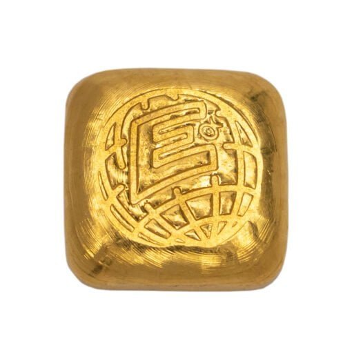 Engelhard australia 1oz. 9999 square gold cast bullion bar