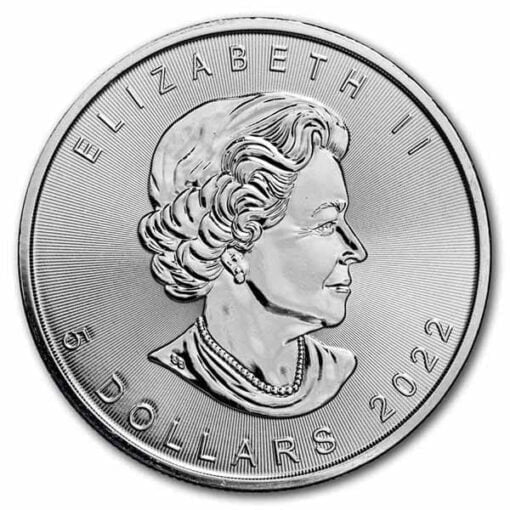 2022 maple leaf 1oz. 9999 silver bullion coin