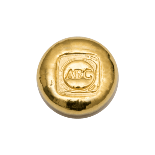 abc 1/2oz .9999 gold cast bullion bar