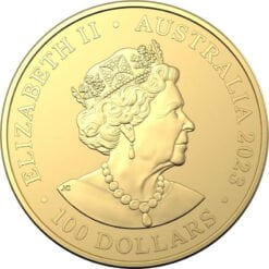 2023 Australia’s Most Dangerous – Australian Box Jellyfish 1oz .9999 Gold Bullion Coin