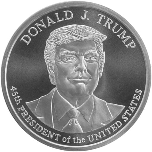 President donald j. Trump 1oz. 999 silver bullion round